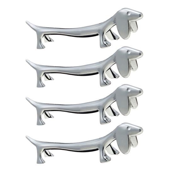 4 шт. держатель для палочек для еды милый такса олень форма цинковый сплав ложка вилка подставка подставка для палочек домашняя кухня гаджет