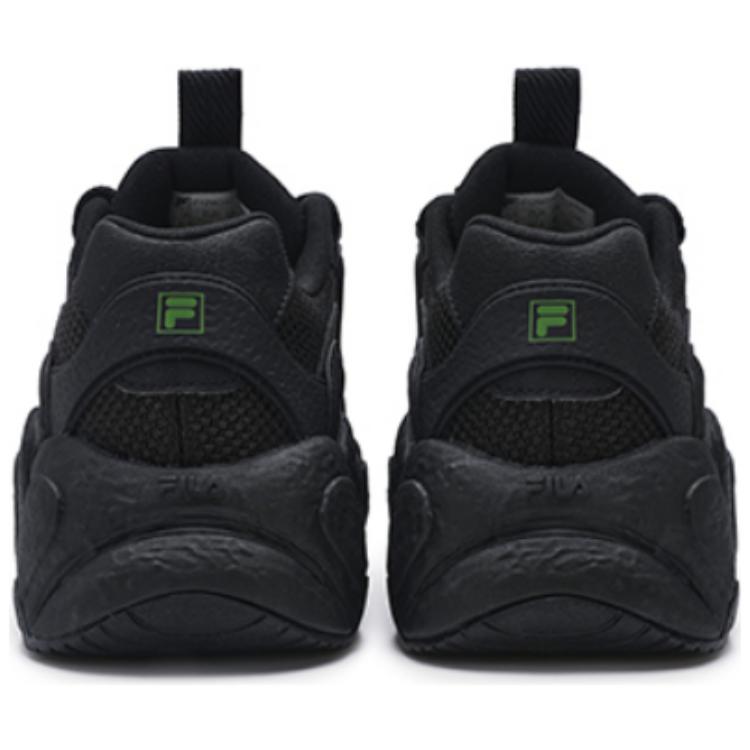 Fila Кроссовки Круассан Повседневные Удобные Универсальные Низкие Кроссовки для Папы Женские кроссовки Черные F12W342103FBK