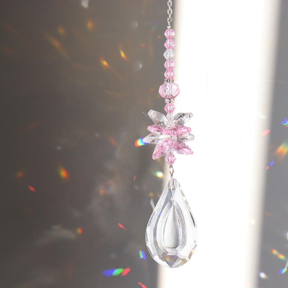 Подвеска из коллекции Crystal Light Подвесной хрустальный кулон Автоаксессуары Аксессуары для окон Наружное украшение для сада