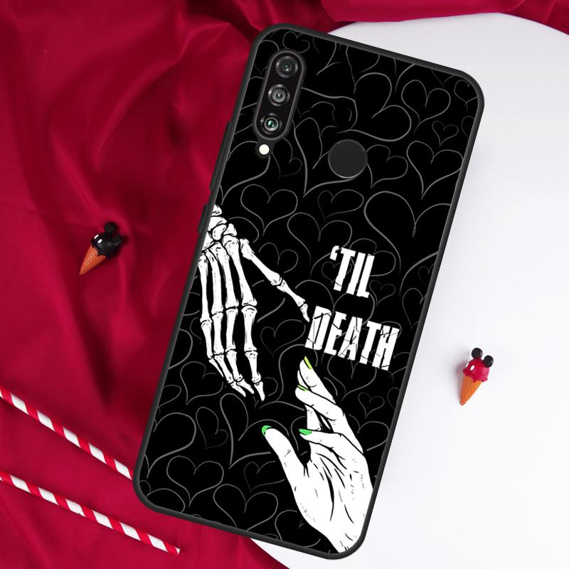 Skeleton Skull Art For Huawei Nova 5T 12s 12i 11i Y90 Y70 Y60 Y61 Y91 Y72 9 10 SE P20 P40 Lite P60 P30 Pro Case