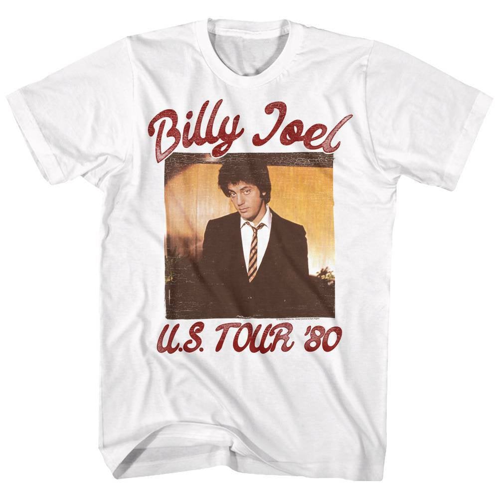 Billy Joel '81 Tour White Adult T-Shirt