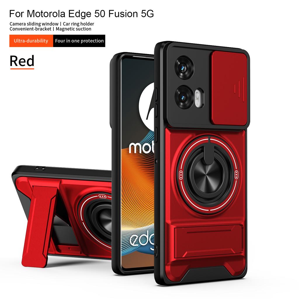 Чехол для Motorola Edge 50 Fusion Чехол Moto Edge 50 Fusion Магнитный держатель-книжка Magsafe Защитный чехол-броня для камеры