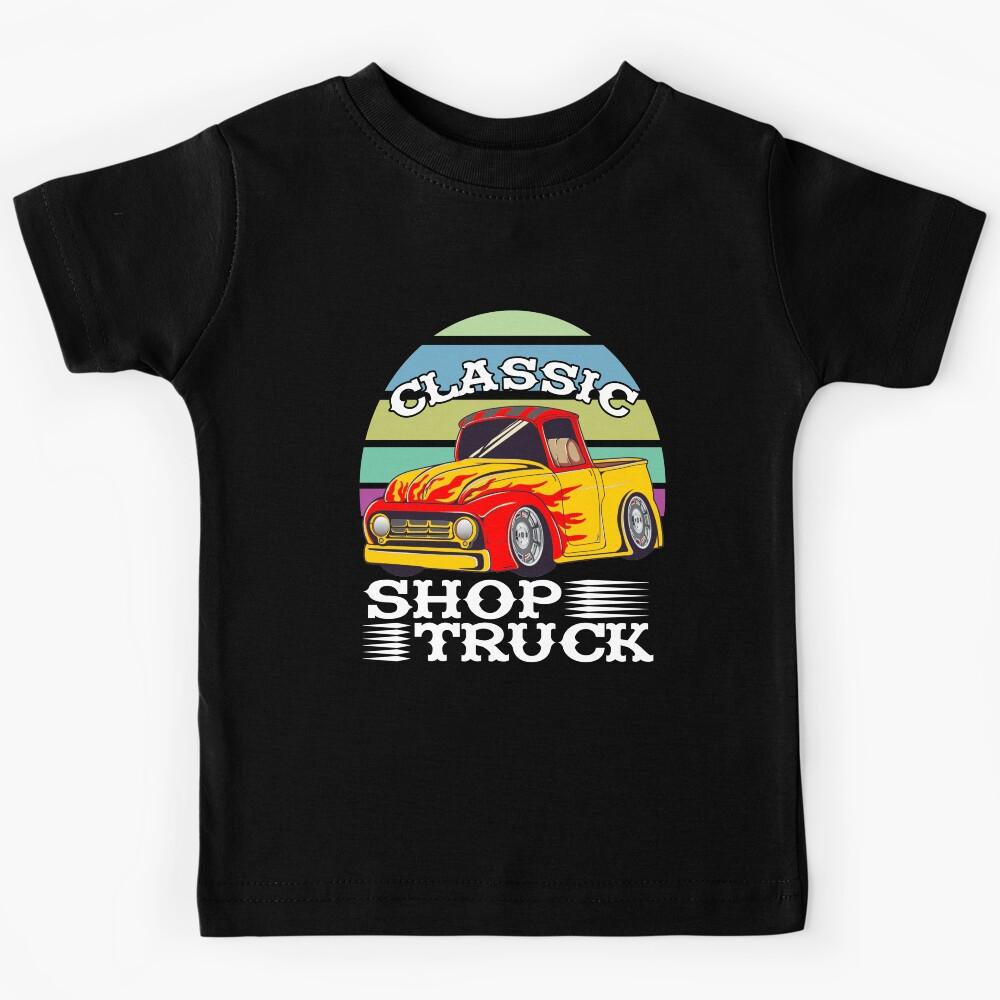 Classic Pickup Truck Customized Vintage Shop Truck Street Rod Kids T-Shirt
