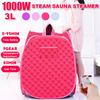 3L Steam Sauna Portable Spa Room Home Beneficial Full Body Slimming Folding Detox Therapy Steam Fold Sauna Cabin Sauna Generator