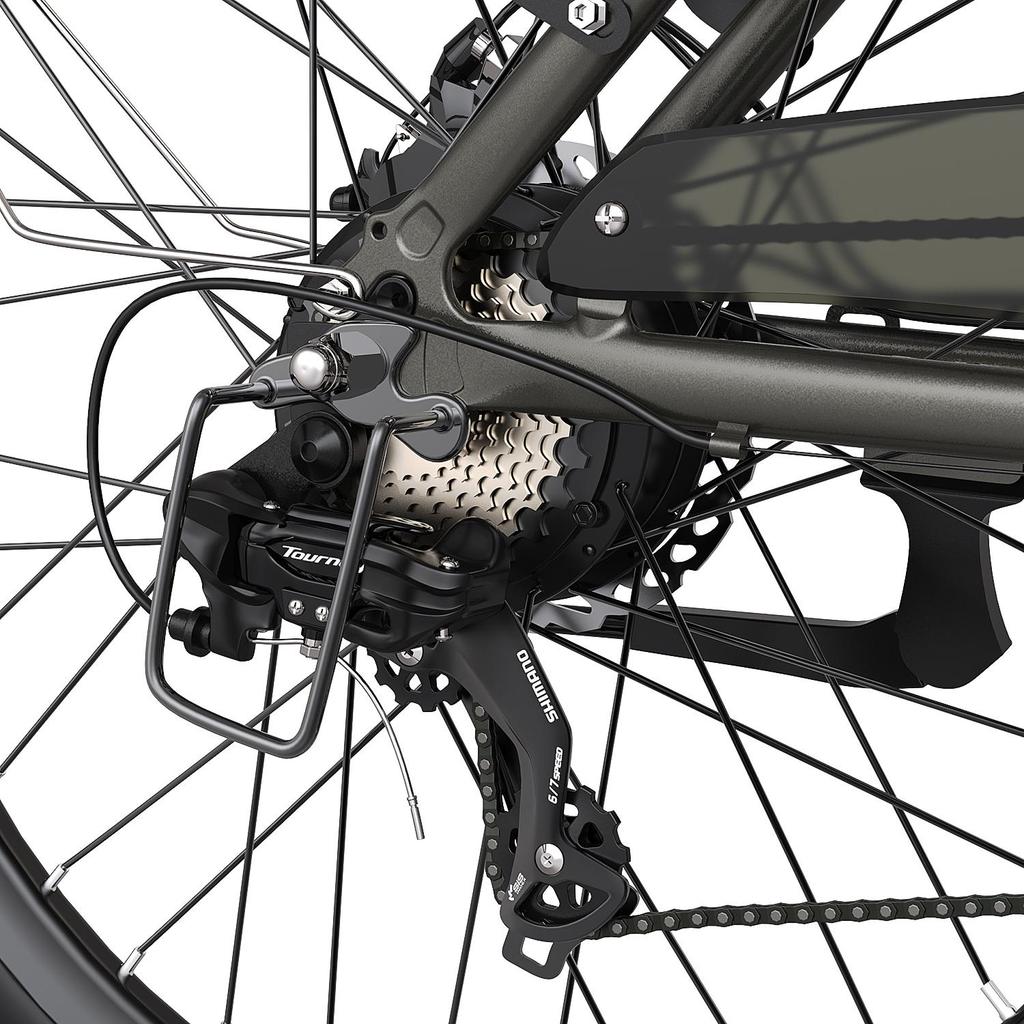 FAFREES F26 Pro Городской Электровелосипед Для Поездок На Работу С Дополнительным Сиденьем Аккумулятор 36V15Ah Двигатель 250W Городские Шины 26 Дюймов Грузоподъемность 120КГ ЭлектроВелосипед Для Взрослых