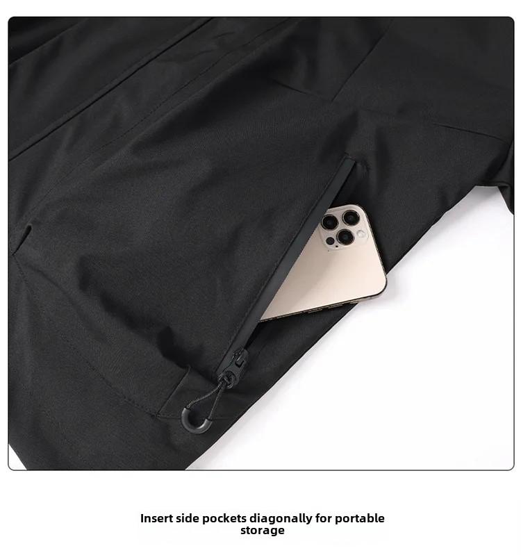 Мужская модная рабочая куртка 2024 года — стильная одежда для альпинизма на весну и осень