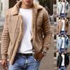 And Winter Men's Casual Solid Color Long-sleeved Slim Leather