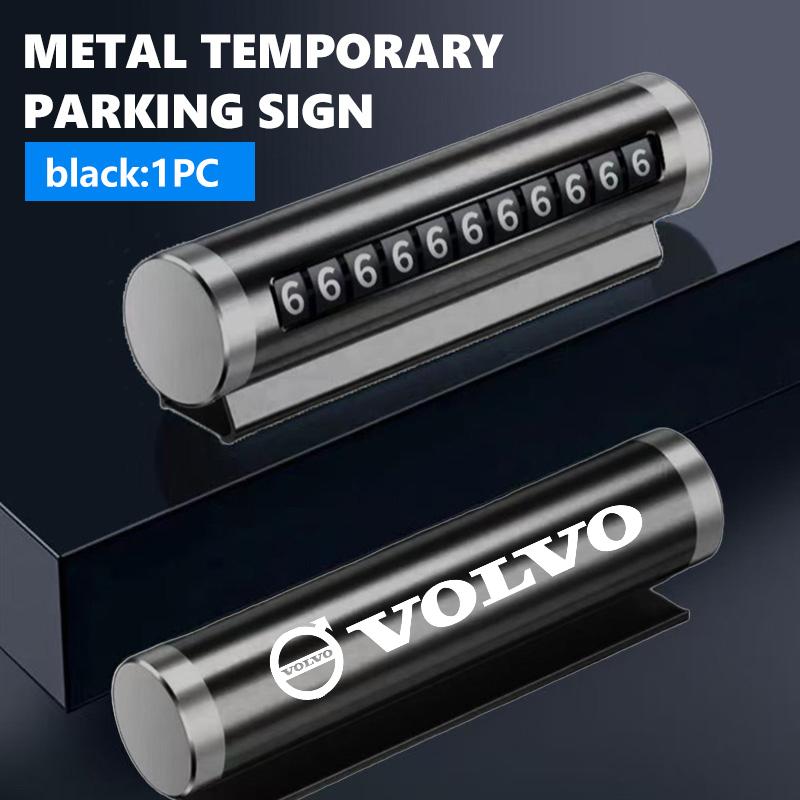 For Volvo Car Accessories Temporary Parking Card Night Glowing Sign To Stop V60 V50 V40 S80 S60 S90 C40 XC40 V70 XC70 XC60 XC90