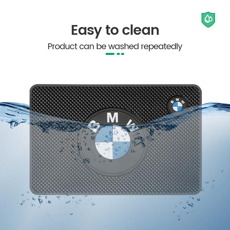 ARTO7 Car Sticker Silicone Dashboard Mat Sticky Non Slip Wear Resistant Phone Holder Pad Universal Car Interior Storage Mat For BMW