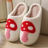 Order One Size Up Winter Cartoon Slippers for Women Cute Warm Cozy Home Shoes Indoor Shoes