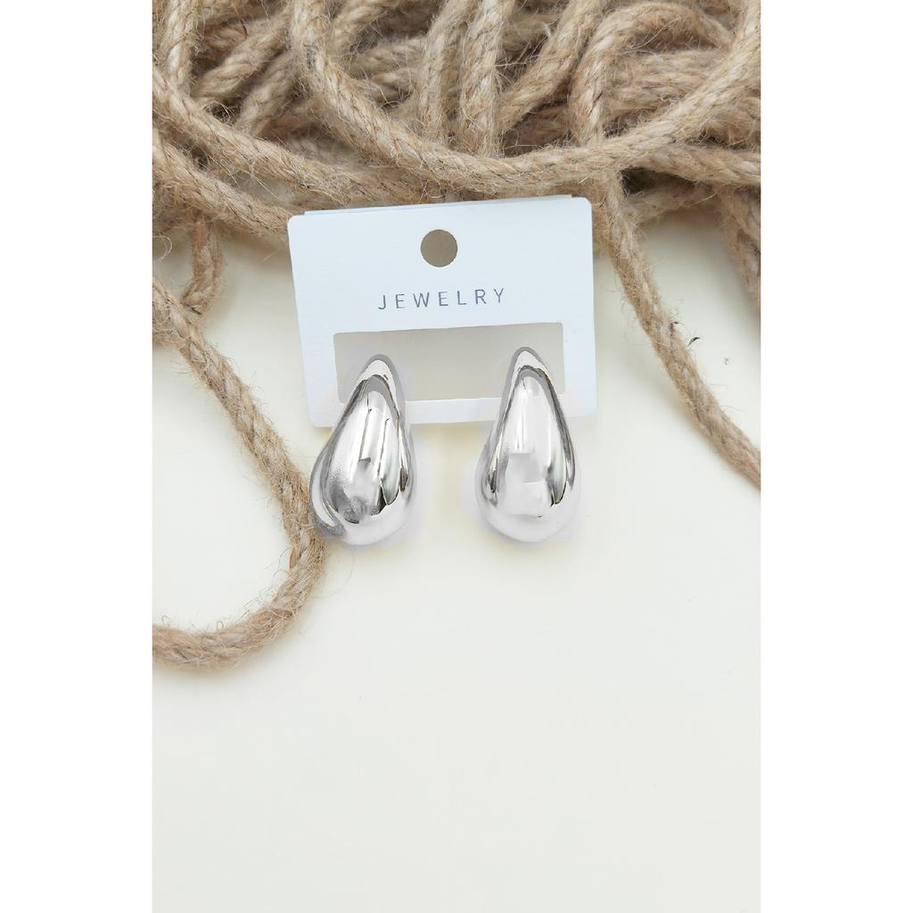 Итальянская модель Bottega Tear Drop с PvD-покрытием, вес 4,40 грамма (3,7 см/31 мм) Серьга001