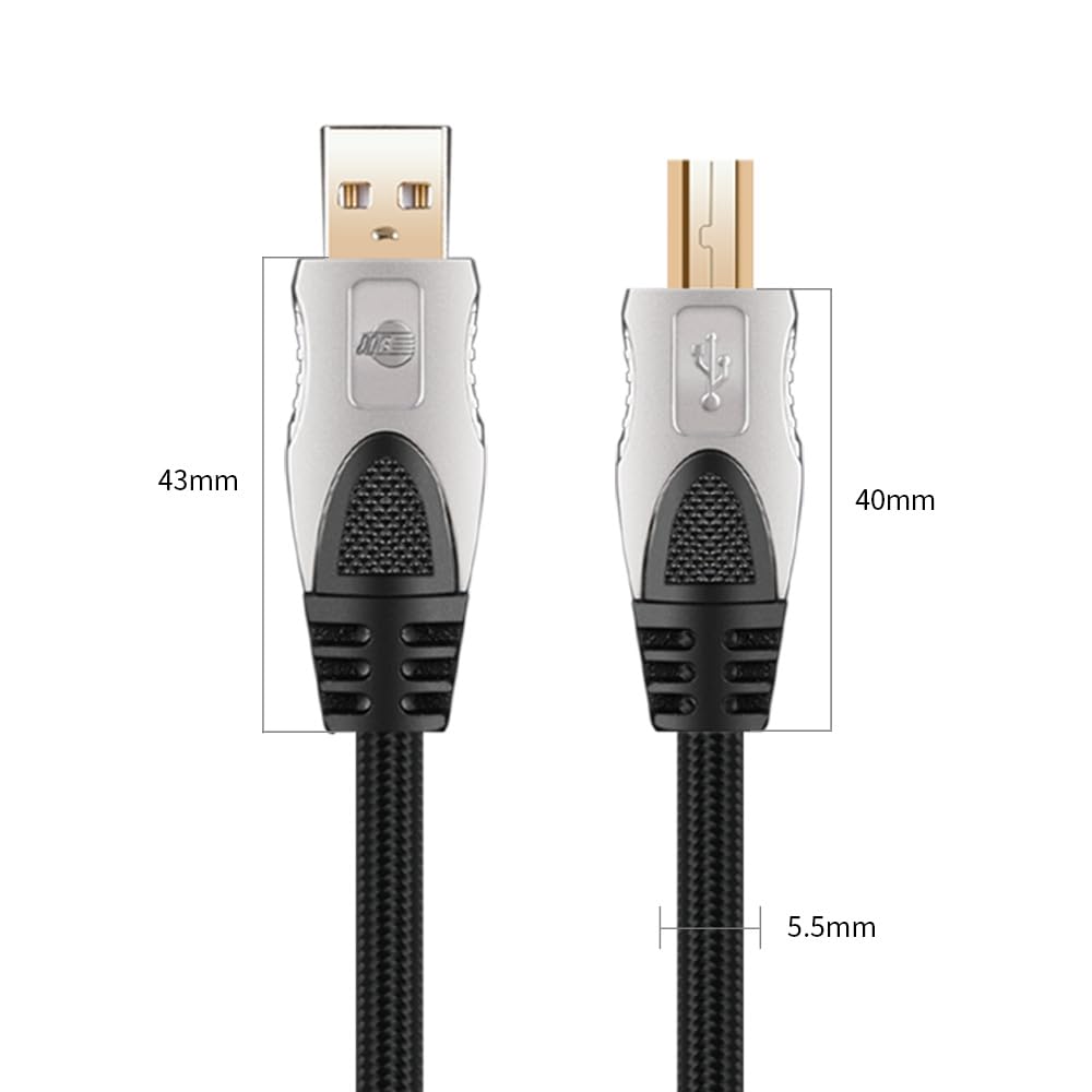 Аудиокабель JIB USB 2.0 Type-A на Type-B, 3 м