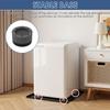 Mini Fridge Silicone Mat Waterproof Fridge Drip Tray with 4 Base Raisers Leak Resistant Under Refrigerator Mat Floor Protector