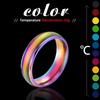 Термочувствительное кольцо из нержавеющей стали, меняющее цвет, ювелирные изделия для пары
