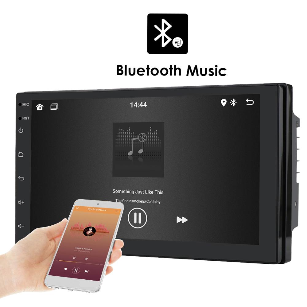 Автомобильная магнитола Hizpo 2 ГБ + 32 ГБ Carplay 7 дюймов 2 Din Android Универсальный автомобильный мультимедийный плеер Стерео 2Din Видео Автомагнитола Штатная стереонавигация GPS WiFi