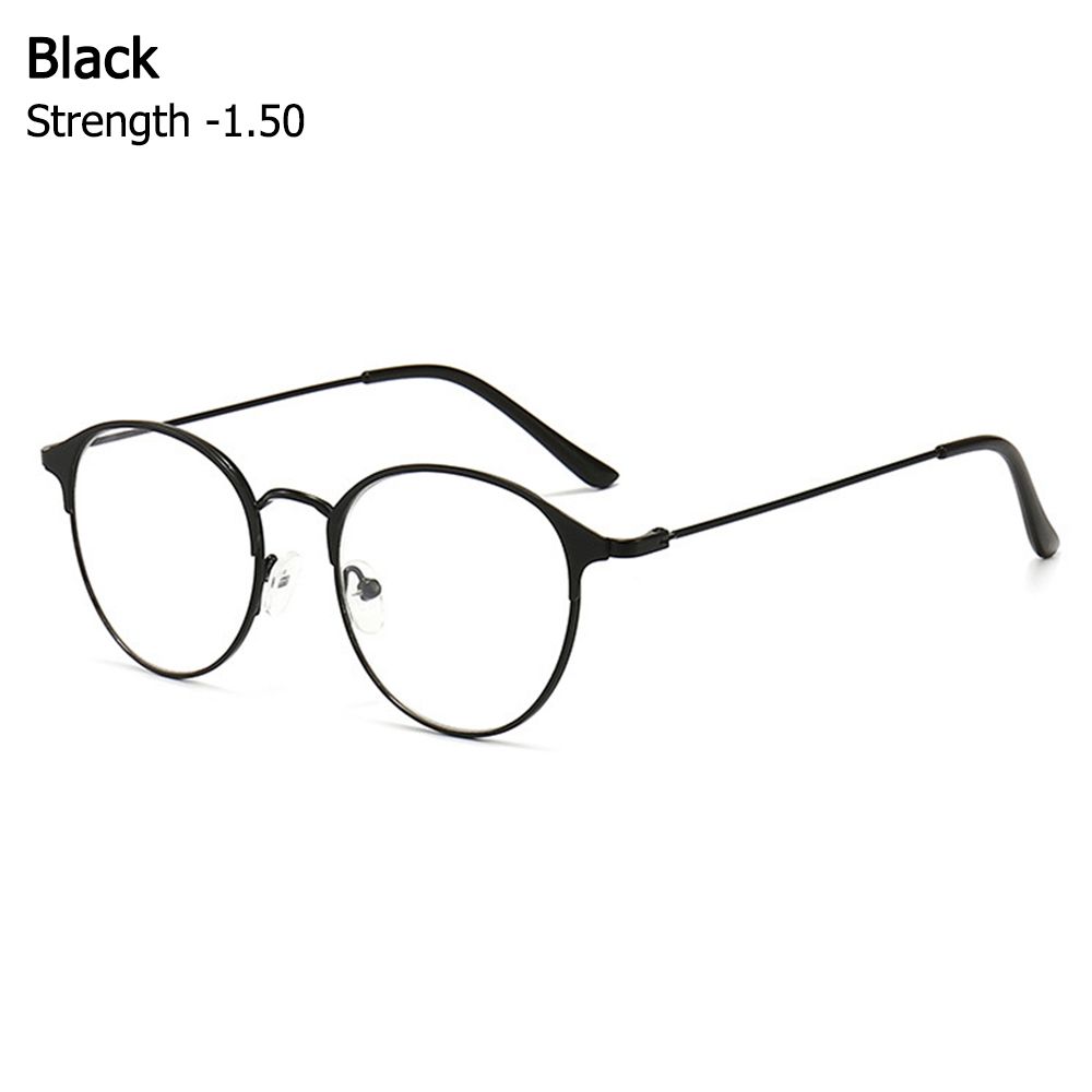 Unisex Metal Round Frame Classic Myopia Glasses Eyeglasses Optical Glasses Eyewear