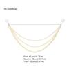 Three-layer Christmas Tree Pearl Chain Pendant Simulated Pearls White Christmas Pearl Garland with Hanging Hooks