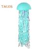 6 Pack Jellyfish Lanterns Gradient Blue Ocean Themed Paper Lantern Decorations Beach Pool Classroom Hanging Decor for Mermaid Birthday Party