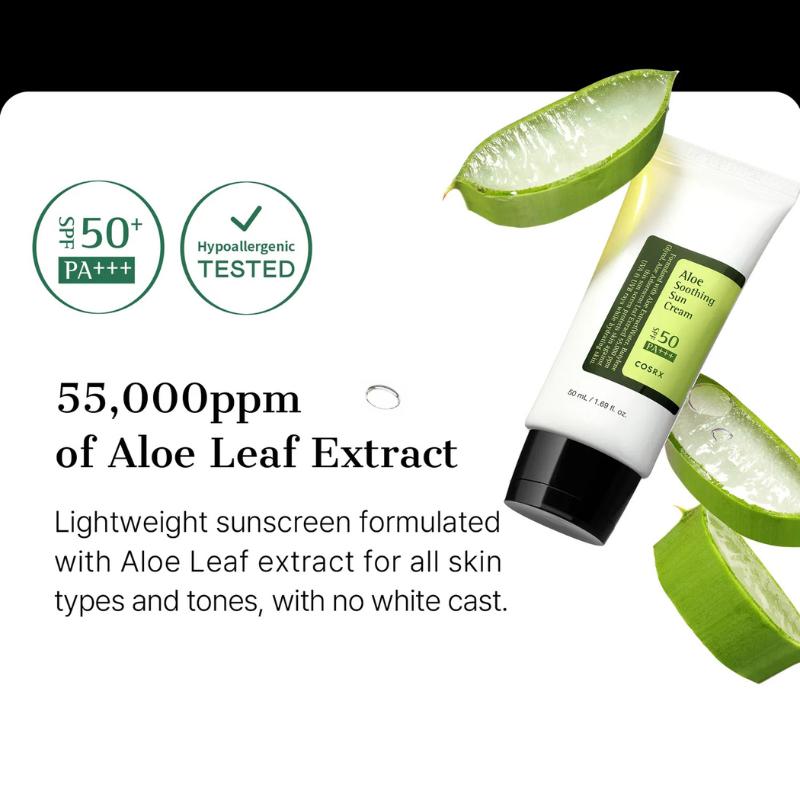 COSRX Aloe Soothing Sun Cream SPF50 PA+++ 50ml
