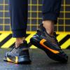 Fashion Breathable Safety Shoes Anti-smashing Anti-puncture Lightweight Safety Work Shoes for Men Women Plus Size 35-50