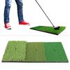 3-in-1 Golf Hitting Mat Golf Swing Practice Grass Mat for Indoor Outdoor Backyard Practice Equipment