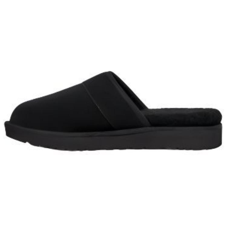 UGG Slip-On Round Toe Anti-Rub Closed-Toe Slippers Men Slippers Black 1153519-BLK