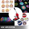 25MM-75MM Button Maker Machine Manual Button Pin Badge Press Maker Household DIY Badges Machine Kit