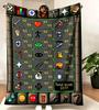 Old School Runescape OSRS Максимальный 99 Все Навыки Общий Уровень Флисовое Одеяло Мягкое Теплое Игровое Пледовое Одеяло Диван Кровать Домашний Декор Подарок