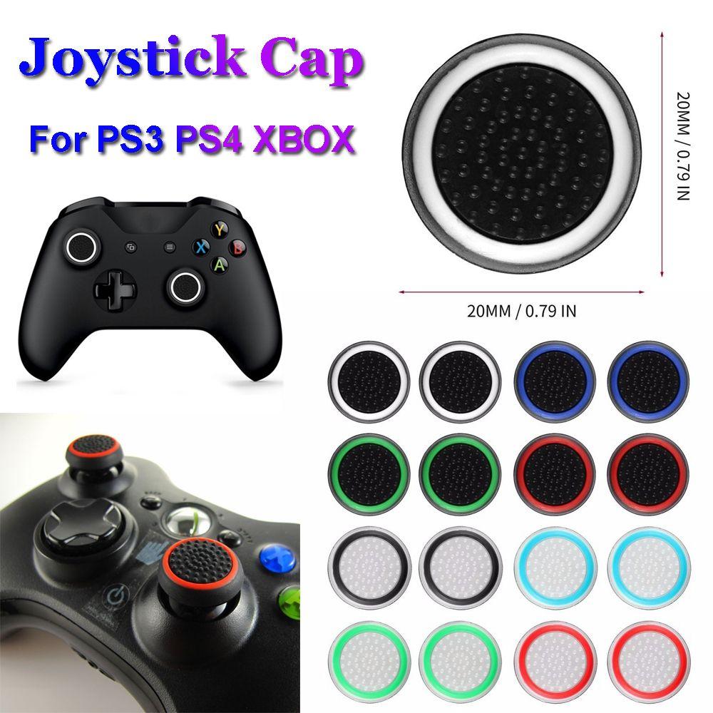 4pcs New Analog 360 Anti-slip Cover Case Controller Accessories Joystick Cap Thumb Stick Grip