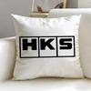 classic brand HKS Cushion Cover Soft  EasyWash Pillow Case  Versatile for Couch Bed Travel and Office
