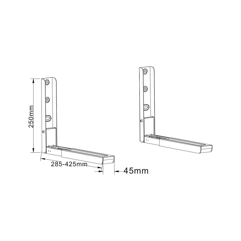 Wall mount for microwave oven MC-01