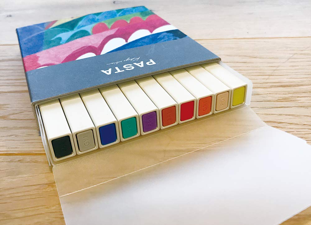 KOKUYO Графический маркер PASTA Набор 10 цветов, на водной основе KE-SP15-10