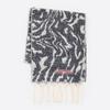 BIMBA Y LOLA [24FW] BIMBA Y LOLA Black Leopard Pattern Muffler B246AII008IVF