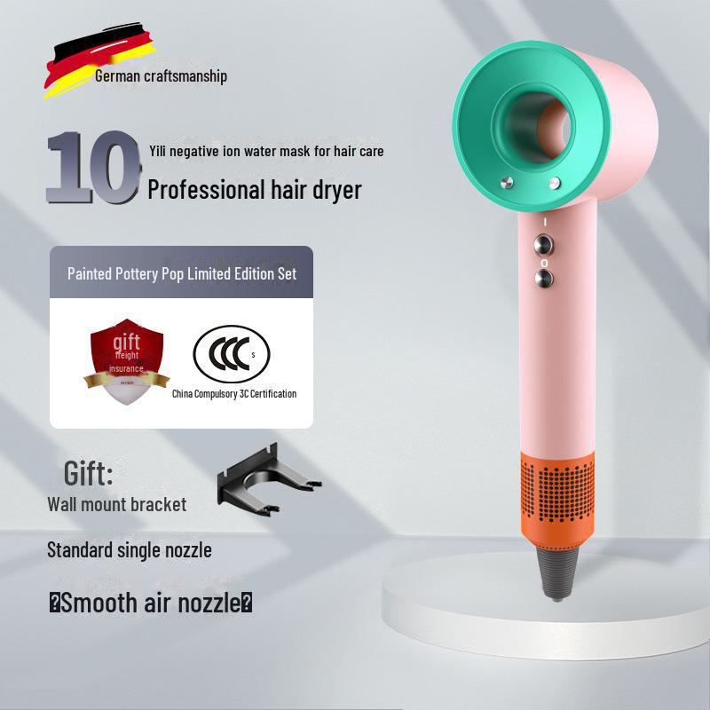Высокоскоростной фен без листьев 110 В, соответствующий стандартам США и Японии, для домашнего использования, оснащен технологией отрицательных ионов