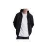 Uniqlo Однотонный кардиган-толстовка с капюшоном на молнии и завязками, унисекс, черный 460324-09