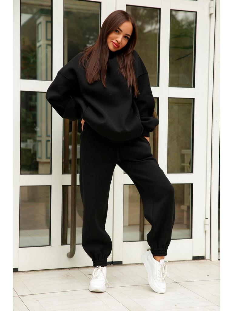 Женский европейский и американский однотонный худи - Новая осенне-зимняя мода