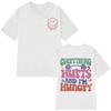 2025 Summer Everything Hurts and Im Hungry Gym Vintage T Shirt Man Woman Fashion Design 100 Pure Cotton Printed Tshirt Y2k