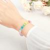 Rainbow Cat Eye Bracelet Natural Stone Beads Stretch Bracelet for Women Crystal Chakra Jewelry