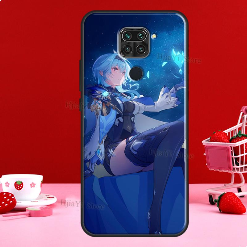 Genshin Impact Eula Case For Xiaomi Redmi Note 11 10 9 8 12 Pro Plus 12S 11S 10S Cover For Redmi 12C 10C 10A 9C