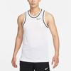 Nike Dri-Fit Classic Printed Basketball Tank Top Men Tops White DB2081-100
