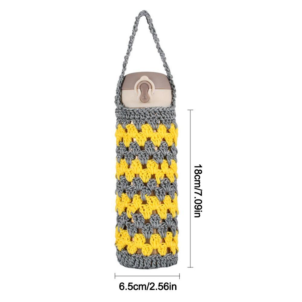 С ремешком Сумка для телефона Вязаный чехол для чашки Рукав для чашки Чехол для бутылки с водой Сумка-переноска для бутылки с водой