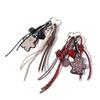 Spring New Fashionable Exquisite High-value Rabbit Tennis Racket Star Mirror Love Mountaineering Rope Keychain