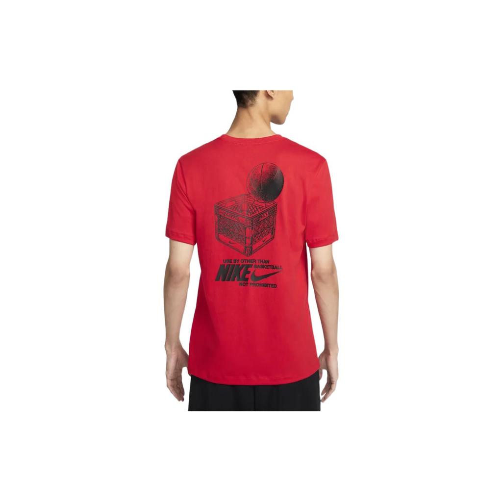 Nike T Shirt Men's University Red DR7638-657