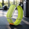 Flexible Nylon Weave Strap for Fitness Band Fitbit Air, Breathable Woven Sport Strap, Adjustable Replacement Comfortable Sleep Daily Use Wristband Men