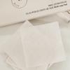 Multi-way Unbleached Biodegradable 100% Cotton Pad HEVEBLUE Cotton Pad Wiping Toner Pack Thin Eco-friendly Cotton Pad 80 Pieces