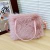 Autumn and Winter New Furry Bag Fur Crossbody Shoulder Strap Plush Bag Versatile Large Capacity Handbag for Women