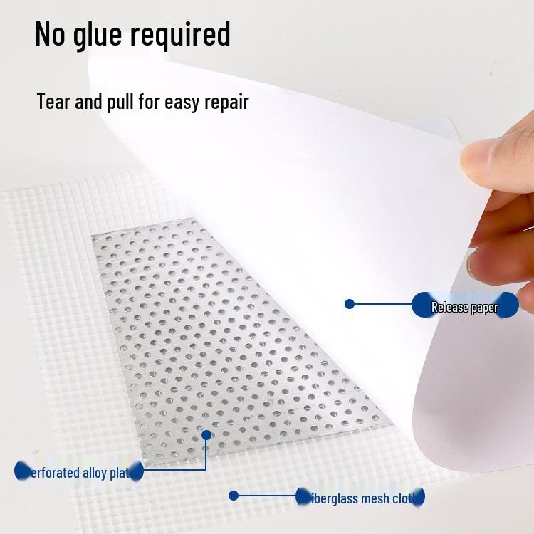 Металлическая заплата для стен и потолков для заделки отверстий и трещин