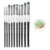 MILANQW Oil Painting Face Brushes for Plastic Model Watercolor Acrylic Japanese Flat and Round Soft Line Set and Brushes, Painting, Painting,