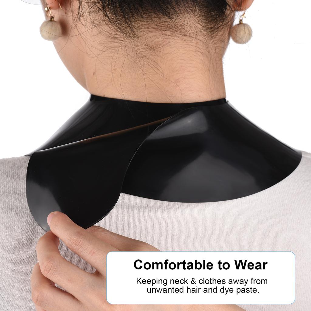 Силиконовая накидка для стрижки волос, печать для парикмахерской, силиконовый воротник для стрижки, защитная накидка для шеи, накидка для окрашивания волос, шаль
