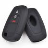 Silicone 3 Button Car Key Fob Ring Chain Cover Case Shell Protector Holder For Ford Escape Eco Sport 2021 2020 2019 2018 2017